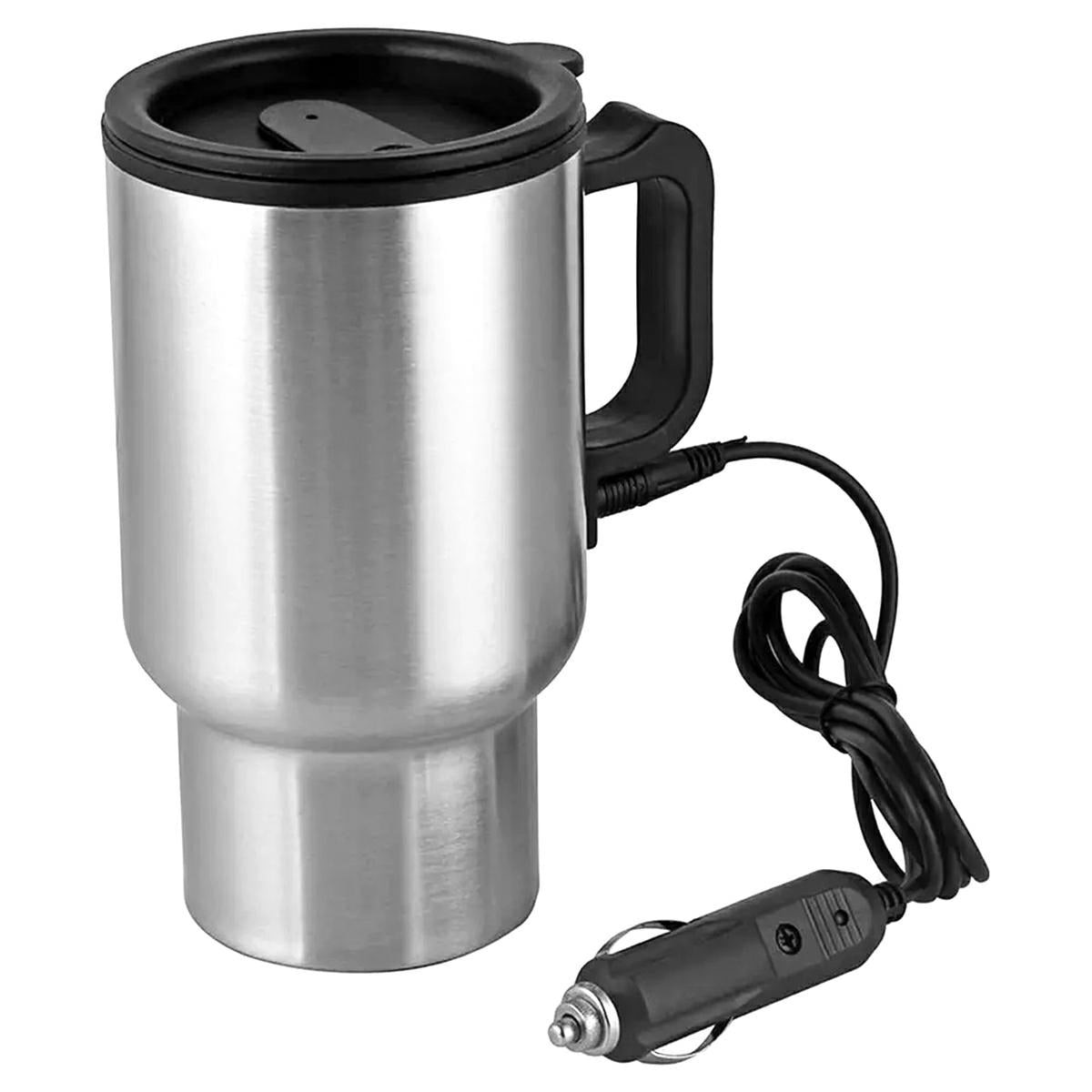 Преносима термо чаша със зареждане за кола, Welora®, Капацитет 400 ml ...