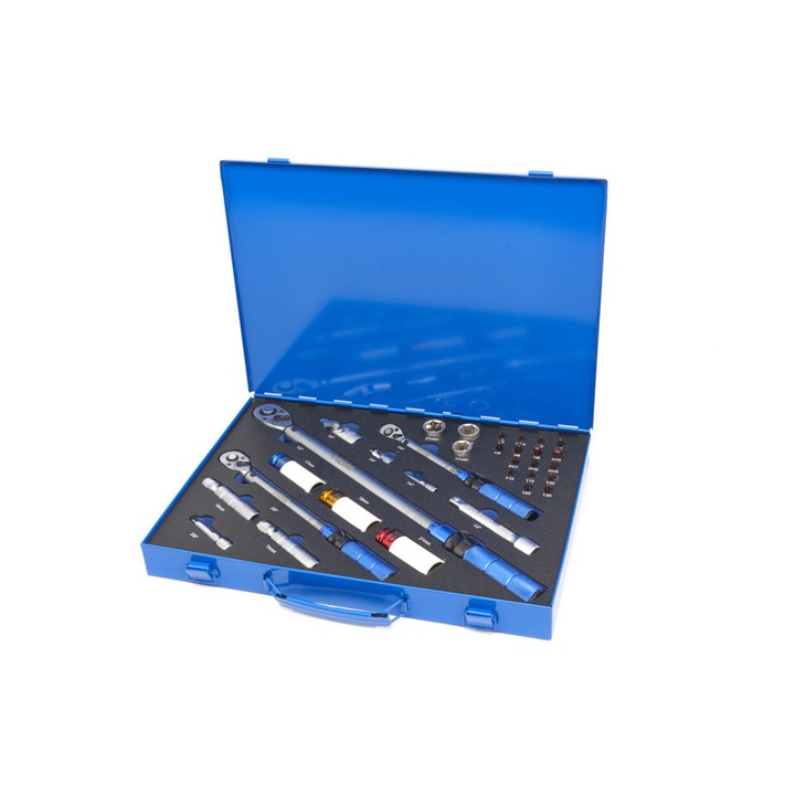 Set chei dinamometrice profesionale 32 piese 5 – 220 Nm HBM 10836