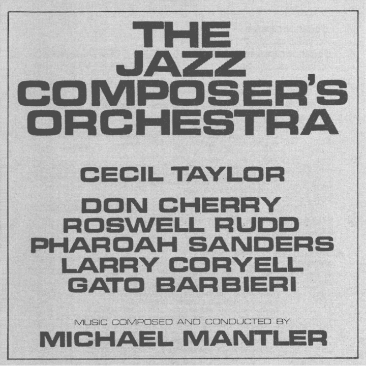 The Jazz Composer's Orchestra - The Jazz Composer's Orchestra