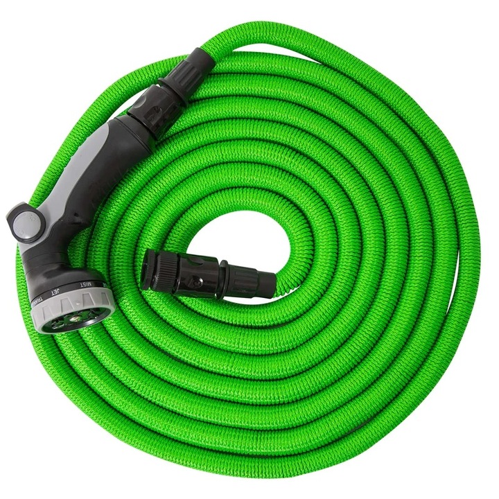 Furtun de Gradina Extensibil Bamboo Verde 5-15 m