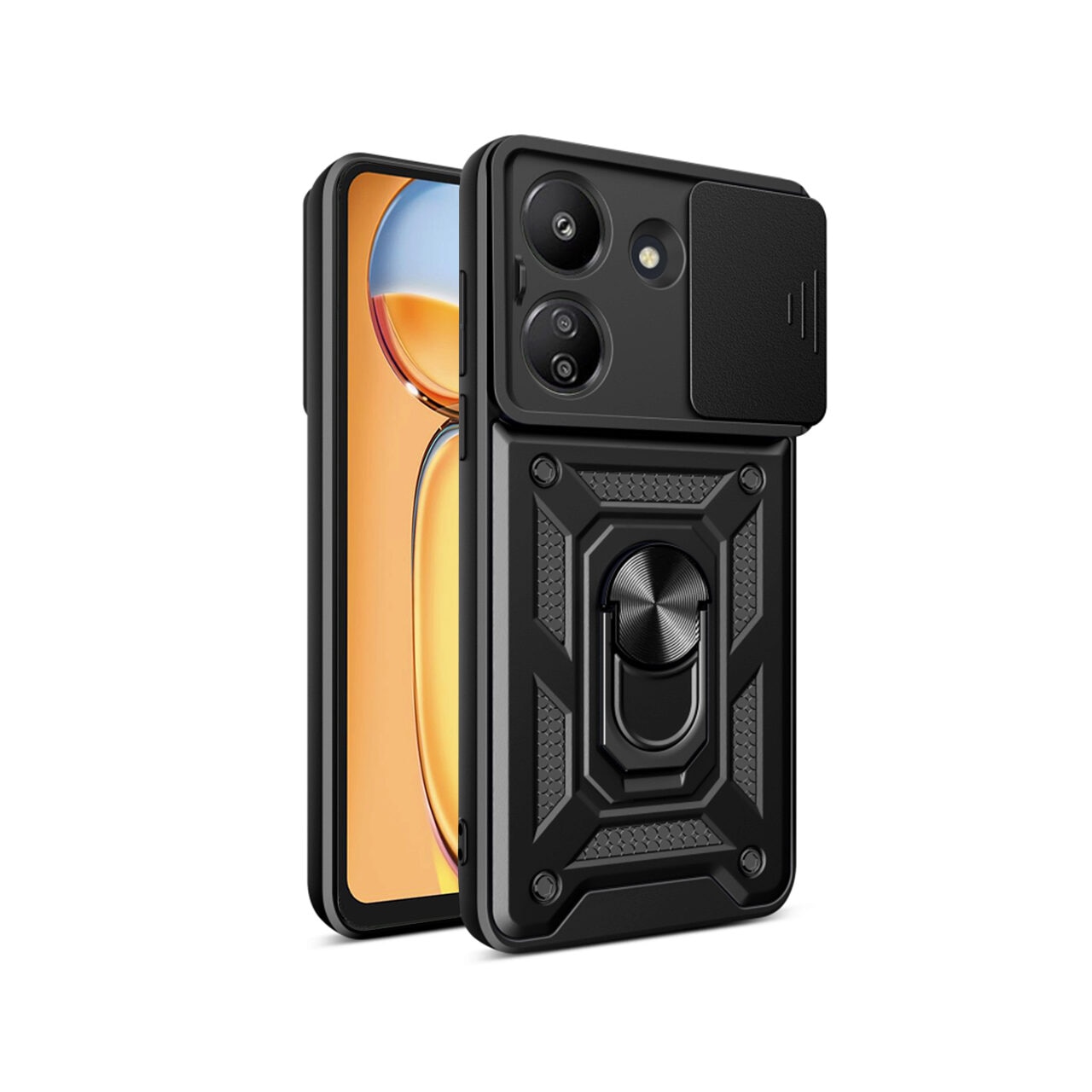 Husa pentru Xiaomi Redmi 13C / Poco C65 - Techsuit CamShield Series - Black