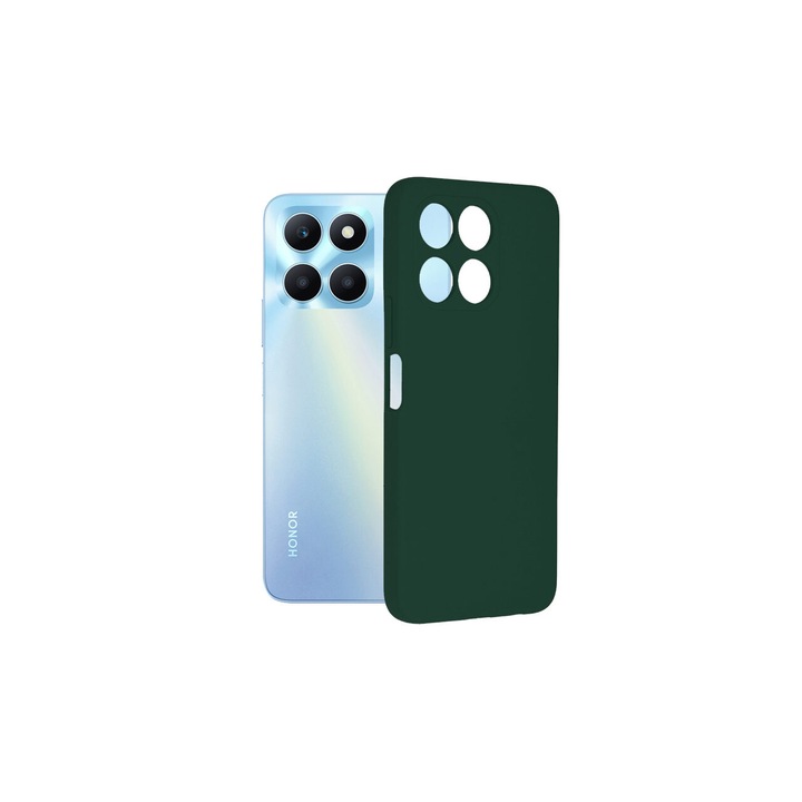 Кейс за Honor X6a - Techsuit Soft Edge Silicone - Dark Green