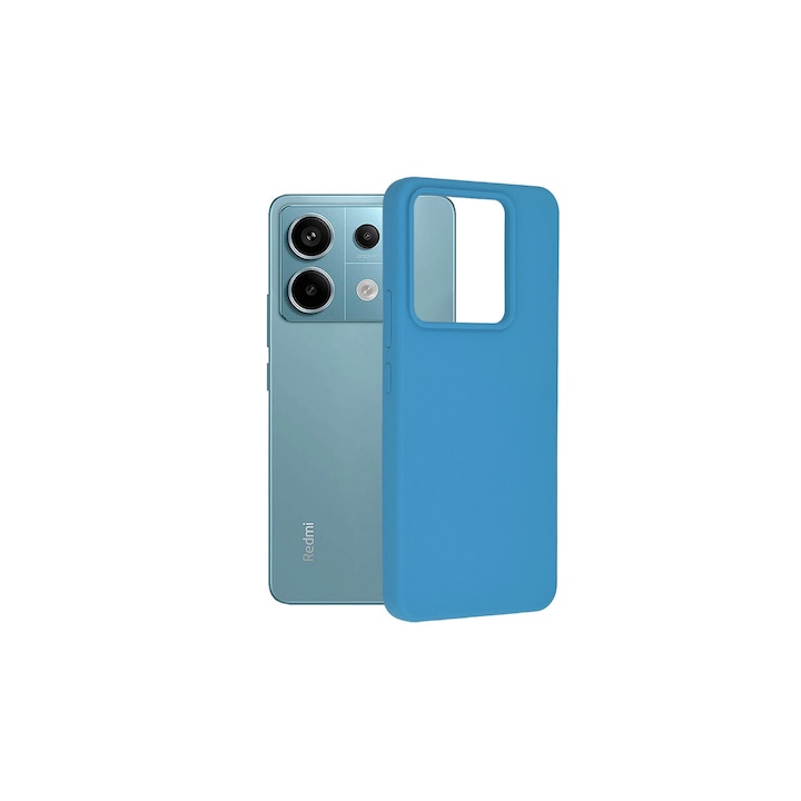 Калъф за Xiaomi Redmi Note 13 Pro / Poco X6 Pro - Techsuit Soft Edge Silicone - Denim Blue