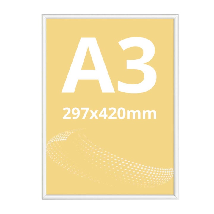 Rama click alba A3 - 297x420mm, JJ DISPLAYS