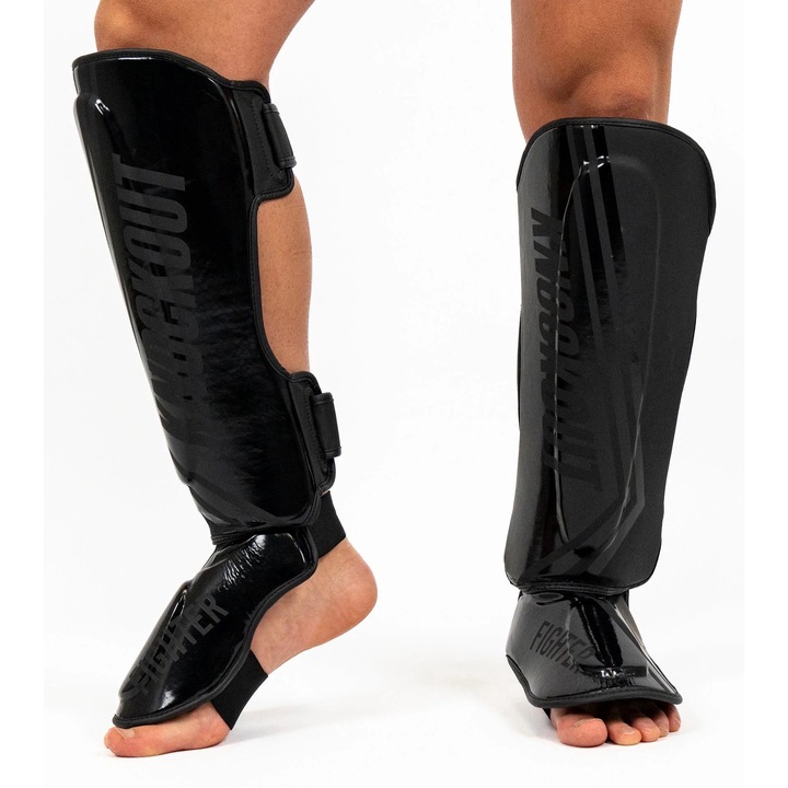 Tibiere Knockout Fighter 2.0 L/XL / Negru Mat