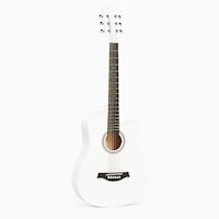 Chitara Acustica, At Performance, 4/4 Alba 38" (97cm), Lemn, 6 Corzi metalice