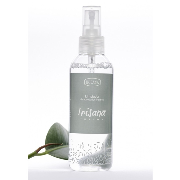 Spray Curatare Profunda Cupa Menstruala si Jucarii Erotice, Fara Chimicale. Eliminarea Eficienta a Reziduurilor Organice si Chimice si Mentinerea Sanatatii Intime, 150ml Irisana