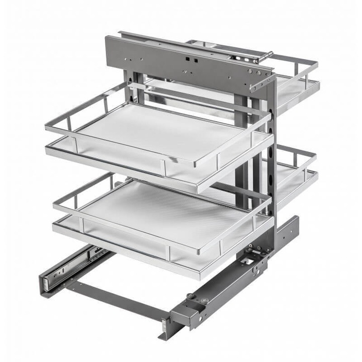 Cos jolly pentru colt MovixPro Magic Corner WMC450, crom + alb