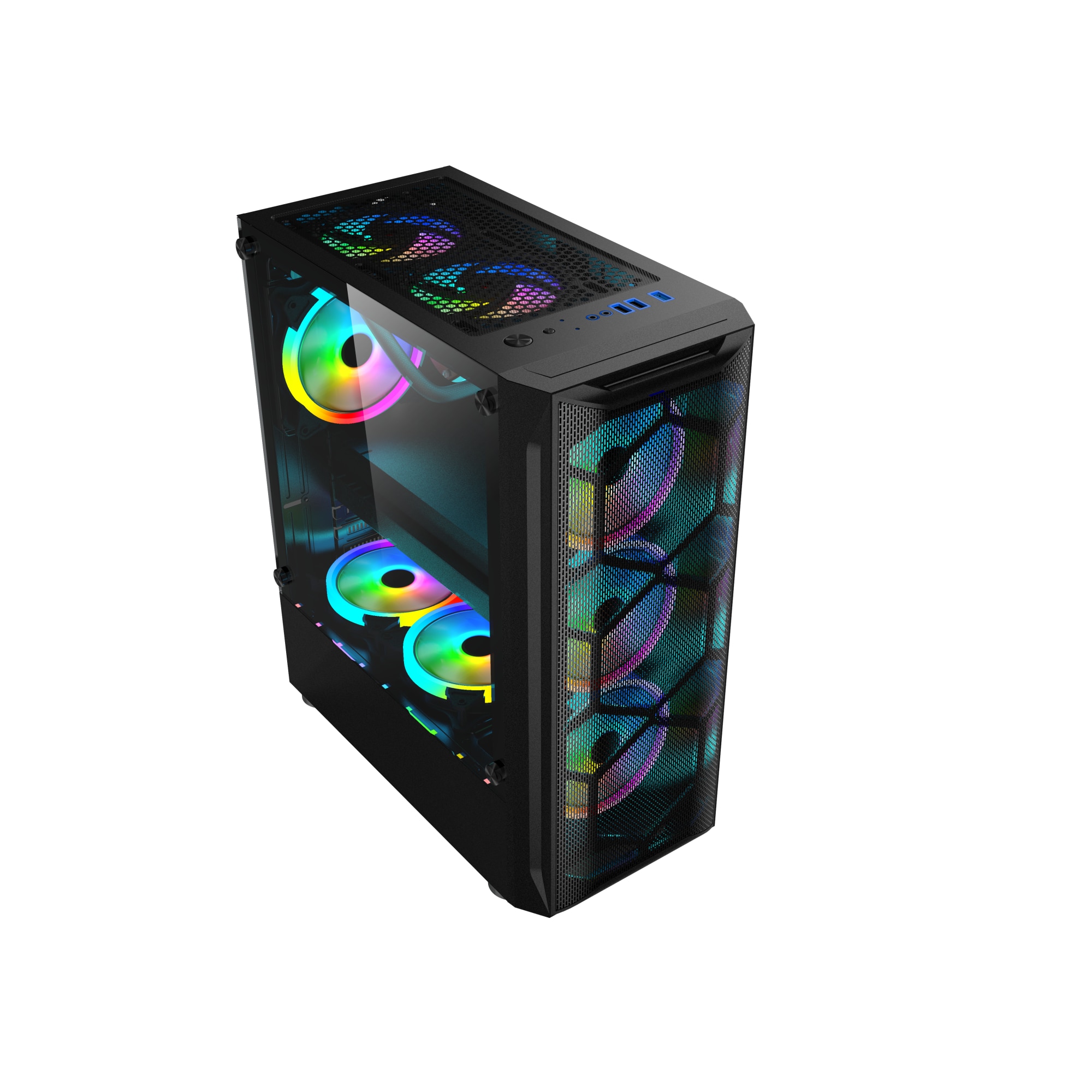 Sistem Desktop Pc Gaming Diamond Intel Core I7 9700 pana la 4.7Ghz, 32GB  RAM DDR4, 1TB SSD, Placa Video Nvidia GTX1660SUPER, 6GB GDDR6, 192 bit