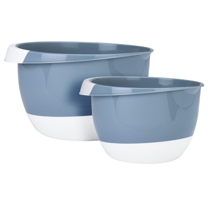 Комплект от две купи за готвене/сервиране, Excellent Houseware, полипропилен, 2 и 3.5 л, сини