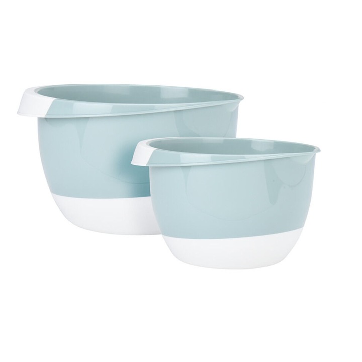 Комплект от две купи за готвене/сервиране, Excellent Houseware, полипропилен, 2 и 3.5 л, бордо