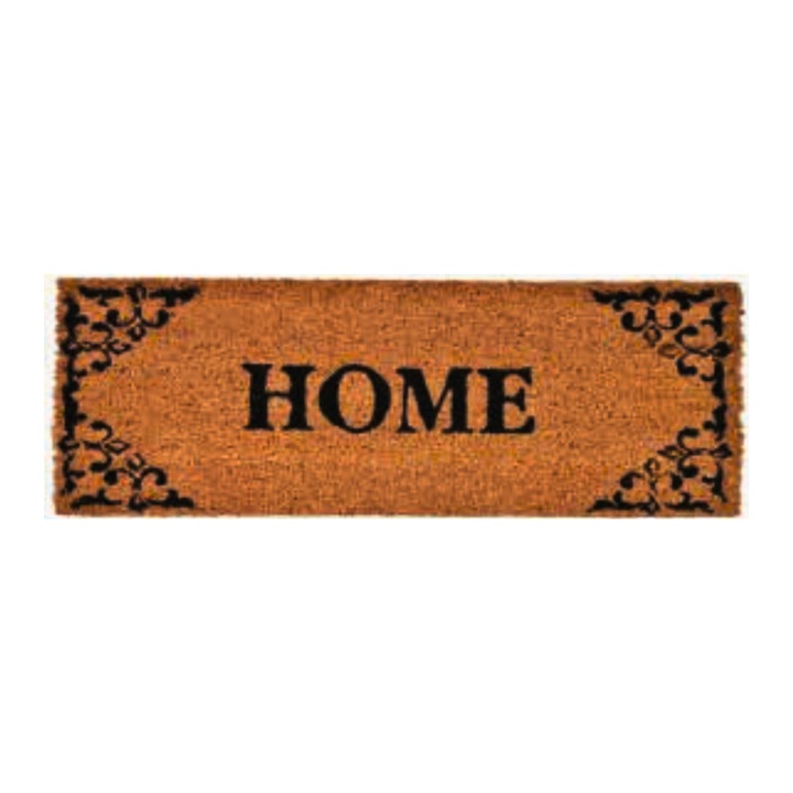 Lábtörlő, kókuszrost és gumi, 99 Dm, 60x25x1,50 cm, Model Home