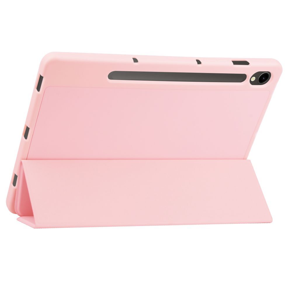 Husă inteligentă pentru tabletă Samsung Galaxy Tab S10 Lite de 10,9 inci (SM-X400, SM-X406) - roz, cu suport pentru creion