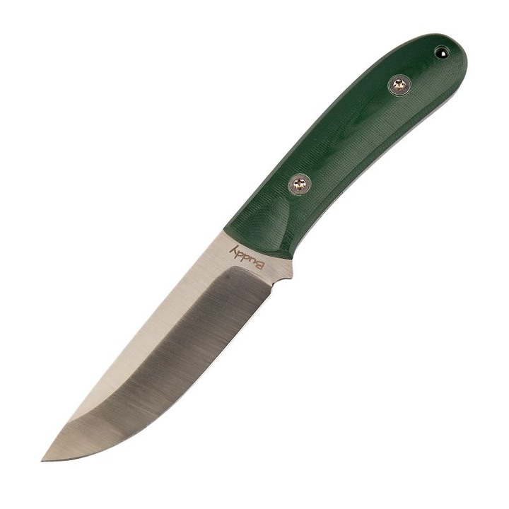 Нож, Dulotec Buddy, зелен, неръждаема стомана 14C28N