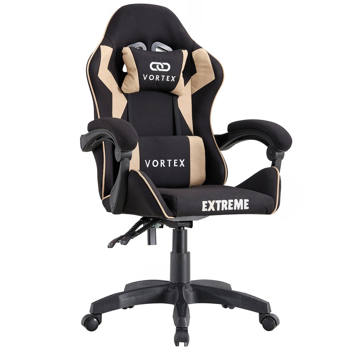 Scaun Gaming Extreme Vortex, Zenga, bej