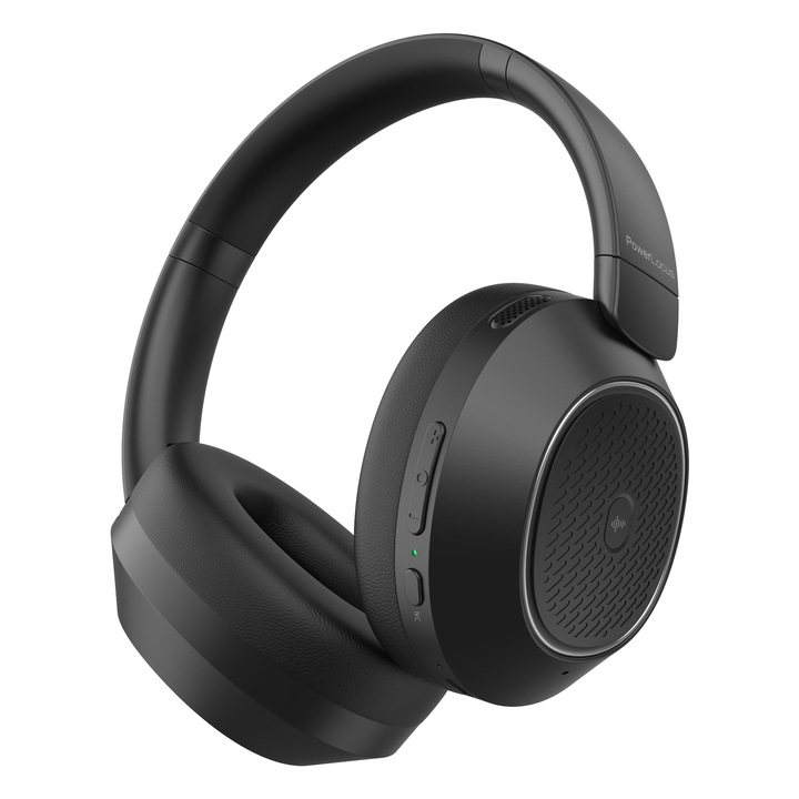 PowerLocus Universe ANC Bluetooth fejhallgató, Fekete