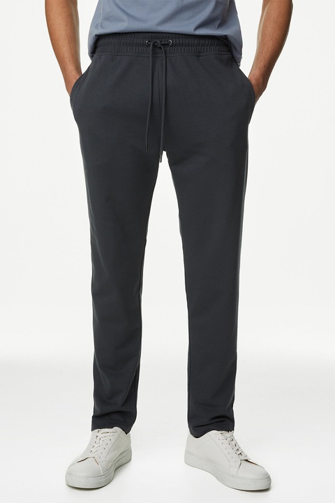 Marks & Spencer, Pantaloni de trening cu buzunare laterale, Gri antracit