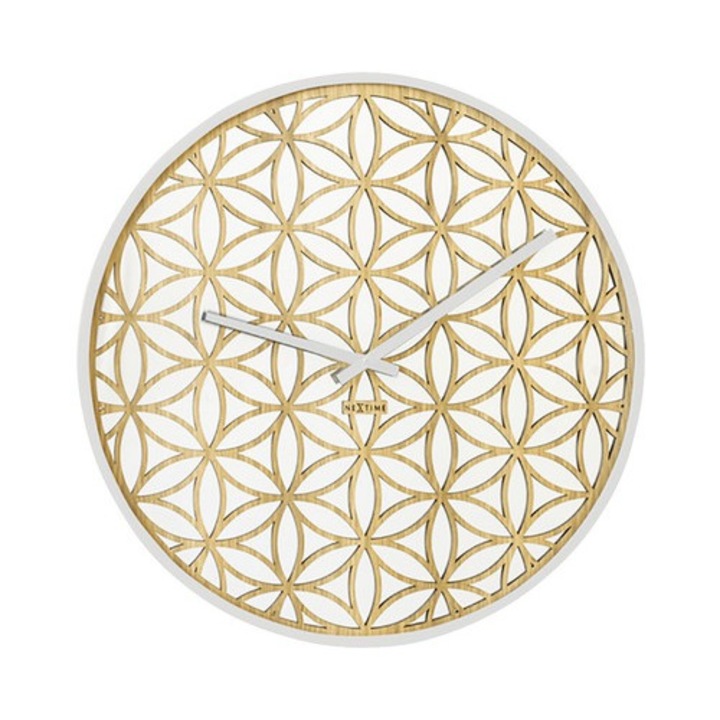 Falióra Nextime Bella Mirror White Ø 50 cm