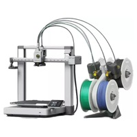Imprimanta 3D Bambu Lab A1 combo, sistem imprimare cu maxim 4 culori, 256x 256x 256 mm, calibrare automata