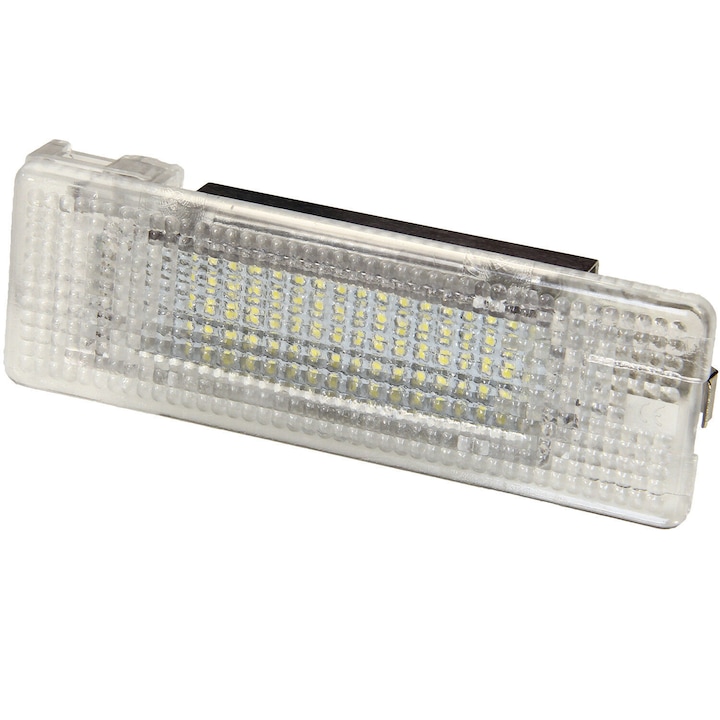 Lampa LED portbagaj cu lumina albastra pentru VW Caddy, T5, T6, T6.1, Beetle, EOS, Tiguan, Touareg, Touran, Passat CC, B6, B7, B8, Golf V, VI, VII, Jetta, Shara, Seat Leon, Tarraco, Toledo, Altea, Alhambra