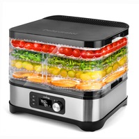 Aparat de deshidratat si uscat fructe, legume, ciuperci Lehmann Secado, 450W, 35-70°C, LCD, 32x25x21.5 cm, 2.54 kg