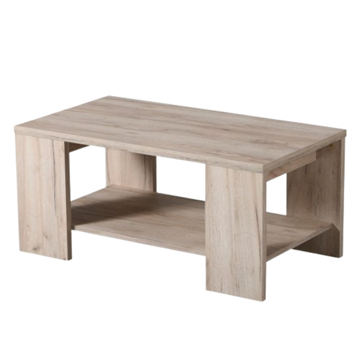 Masuta cafea Union, dreptunghiulara, stejar gri, 90.5 x 50.5 x 41.5 cm, 1C