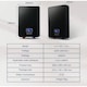 Incalzitor instant electric pentru apa Air Tone Technology®️, Display LCD, Protectie electrica IPX4, Termostat cu siguranta dubla, Display LCD si Kit dus inclus, Negru