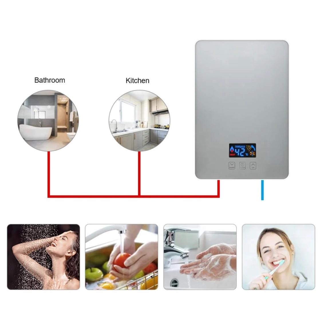 Lunch Box Elettrico Riscaldante Da 1.5 Litri Con Batteria Integrata - Riscaldamento Rapido, Timer, Controllo Temperatura, Impermeabile IPX4, Ideale Per Ufficio E Viaggi