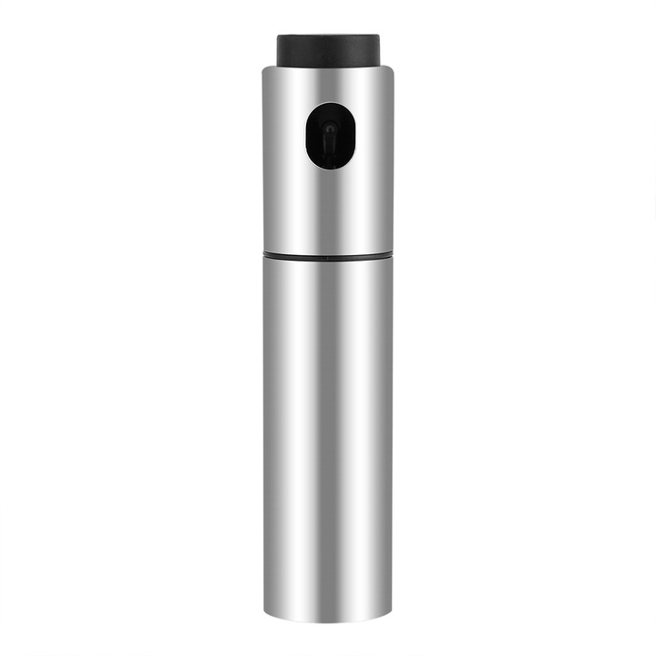 Sticla pulverizatoare pentru ulei, QttvbTna, inox, argintiu, 18x4cm
