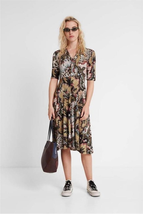 Rochie Desigual S, Multicolor, 19WWVK66