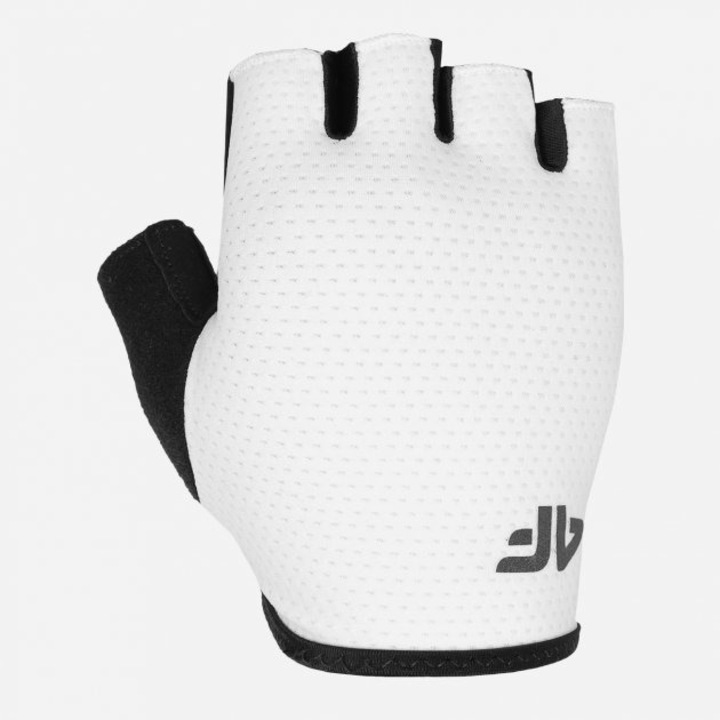 Kerékpáros kesztyű 4F, méret: S, FEHÉR