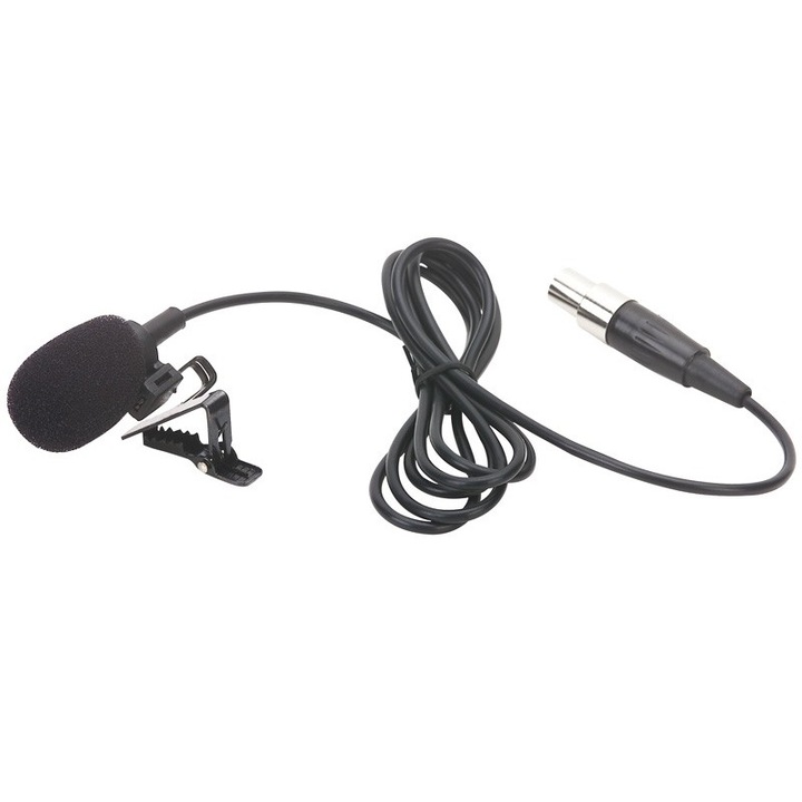 Lavalier klip mikrofon mini XLR csatlakozóval, Power Dynamics PDT1