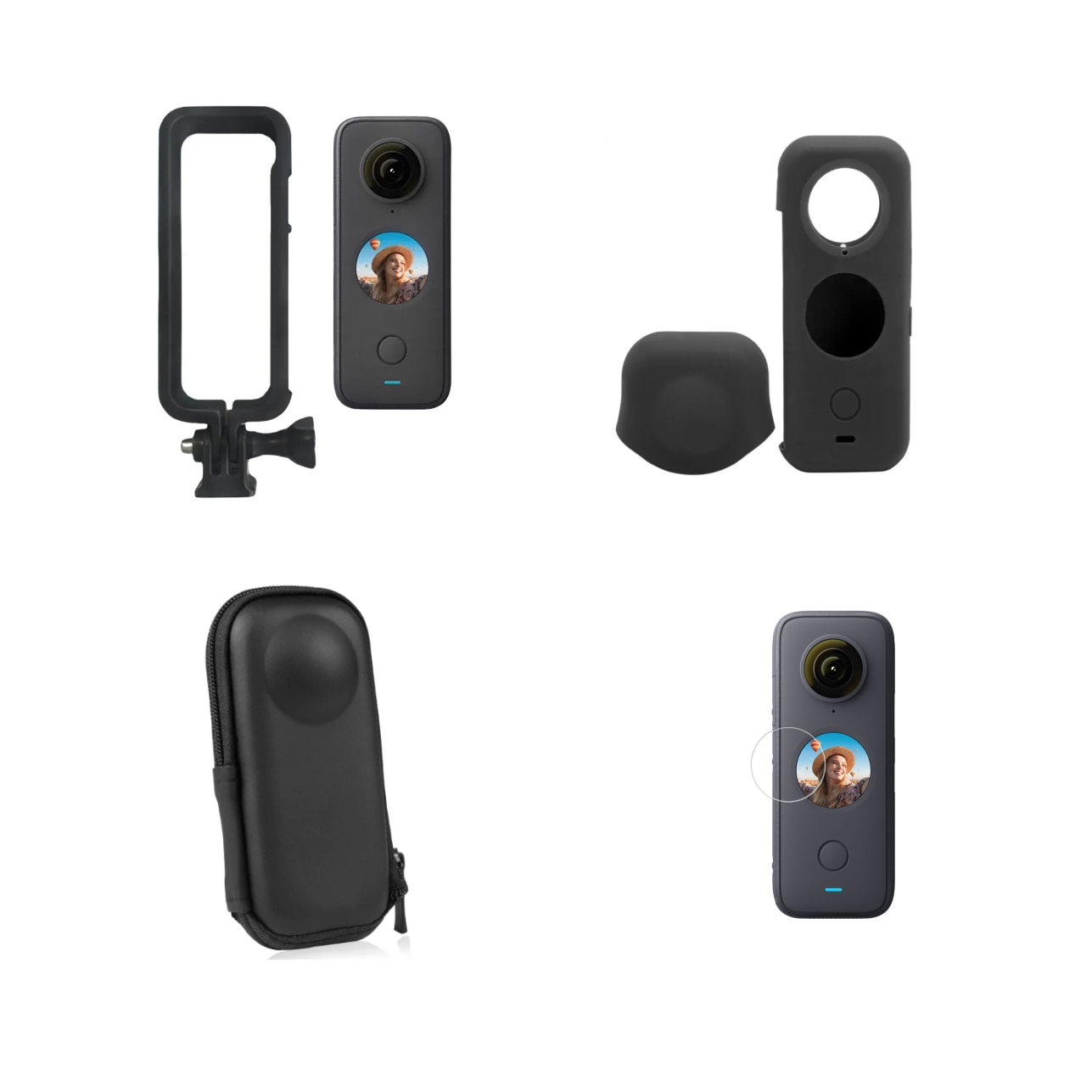 Set accesorii pentru camera video sport insta360 one X2, Carcasa
