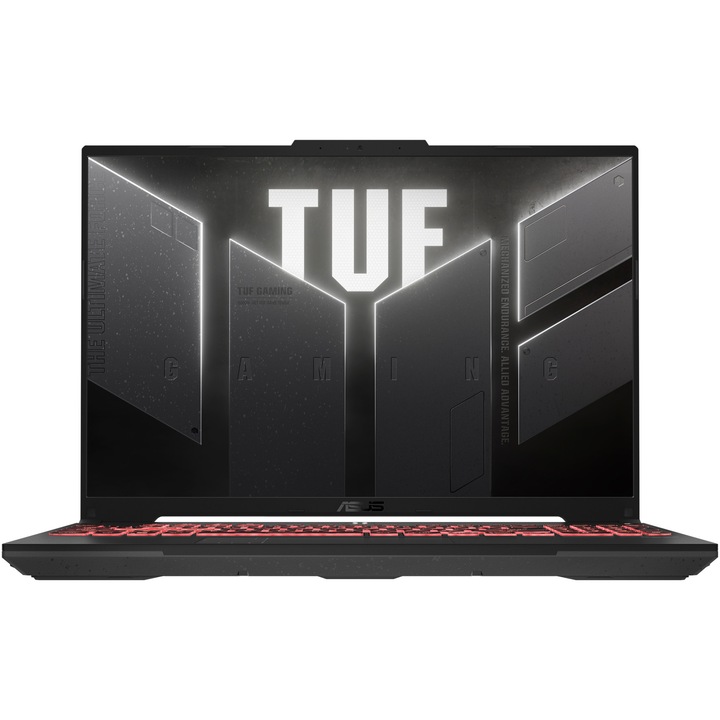 Лаптоп Gaming ASUS TUF A16 FA607NUQ, AMD Ryzen™ 7 170 до 4.75GHz, 16'', Full HD+, WUXGA, 144Hz, IPS, 16GB DDR5 RAM, 512GB SSD, NVIDIA® GeForce RTX™ 4050 6GB GDDR6, No OS, Mecha Gray