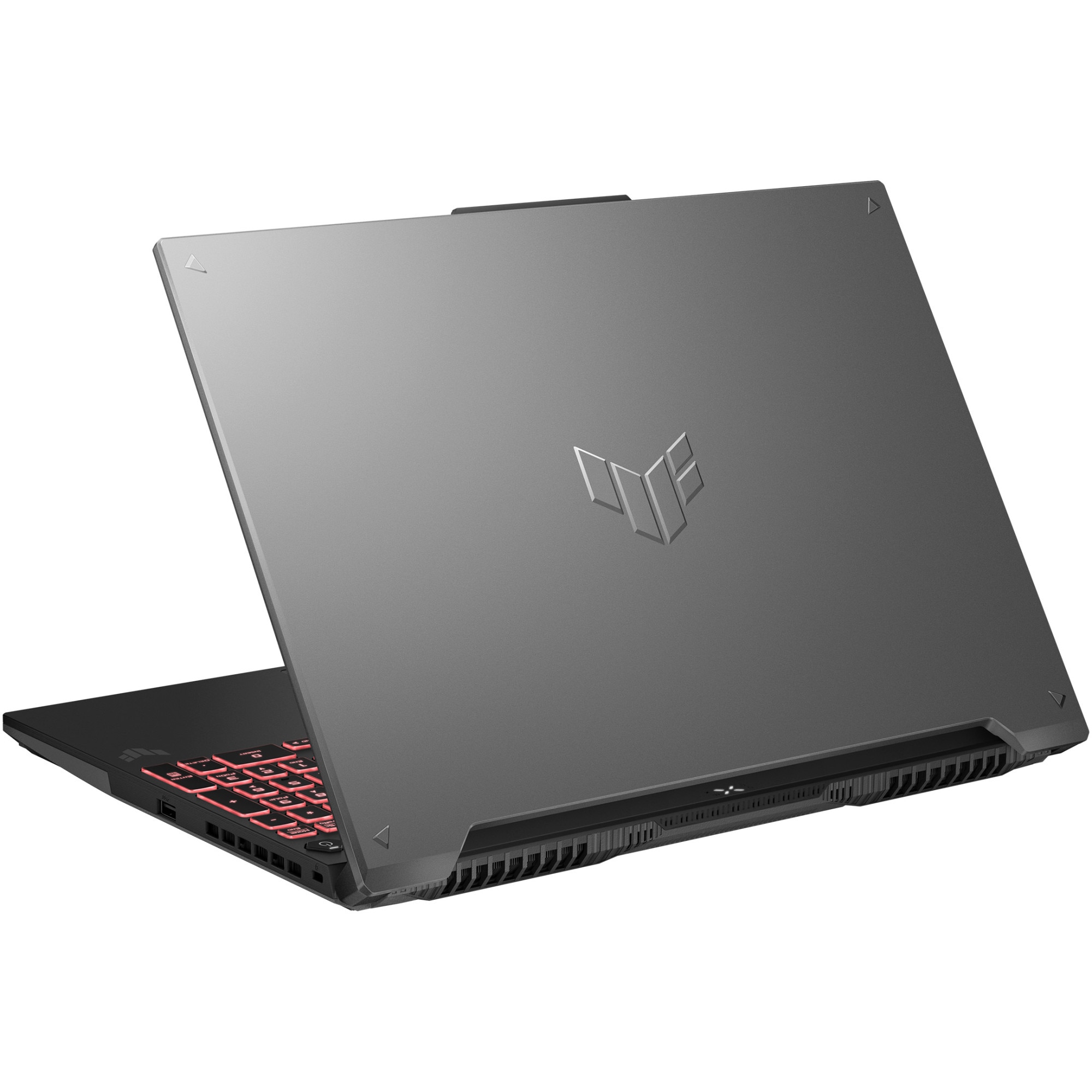Laptop Gaming ASUS TUF A16 FA607NUG cu procesor AMD Ryzen™ 7 7445HS pana la 4.70 GHz, 16'', FHD+ 144Hz, 16GB DDR5, 512GB SSD, NVIDIA® GeForce RTX™ 4050 6GB, No OS, Mecha Gray