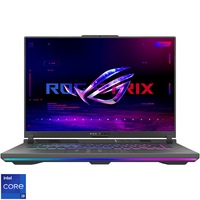 Laptop Gaming ASUS ROG Strix G16 G614JVR cu procesor Intel Core i9 14900HX pana la 5.8 GHz, 16", QHD+, IPS, 240Hz, 32GB DDR5, 1TB SSD, NVIDIA GeForce RTX 4060 8GB GDDR6 TGP 140W, No OS, Volt Green