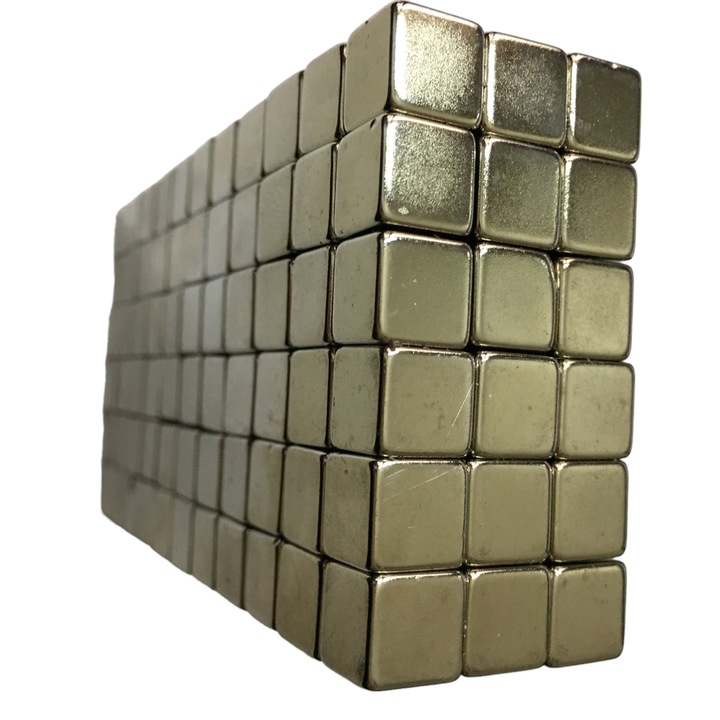 Magnet Neodim, Set 50 buc, 10x10x10 mm