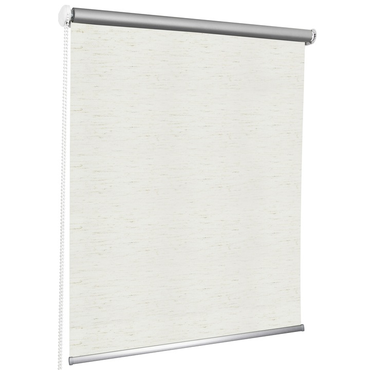 Roleta textila, opaca, izolatie termica, rulou maxi TERMO, P+R, 70 x 190 cm, bej melanj
