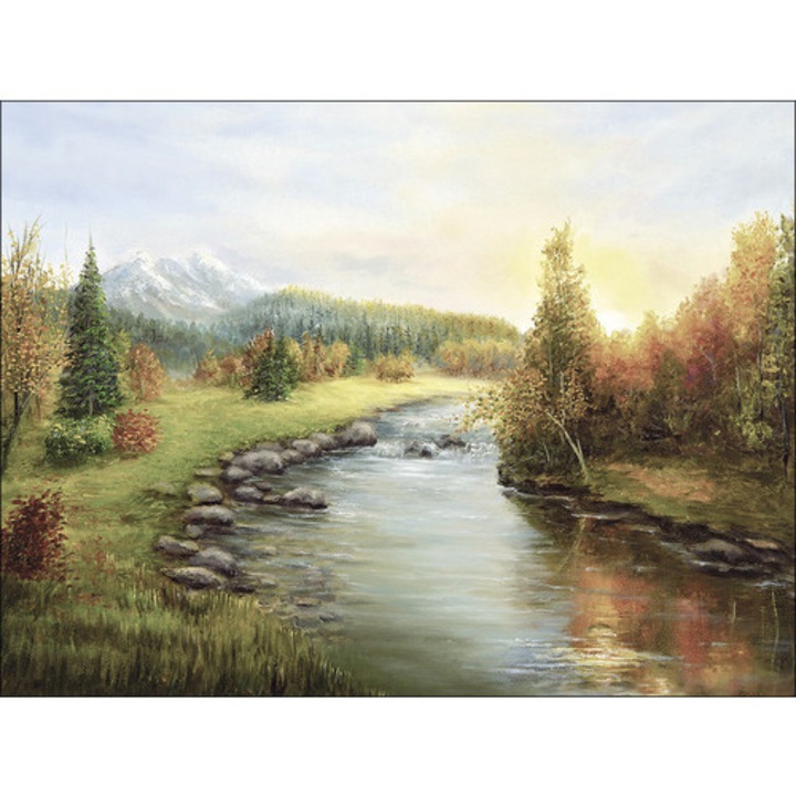 Tablou Canvas Autumn Landscape 84x116 Cm