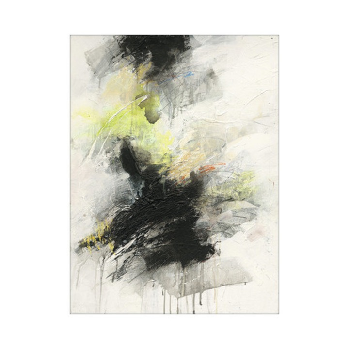 Tablou Canvas Black And Green 57x77 Cm