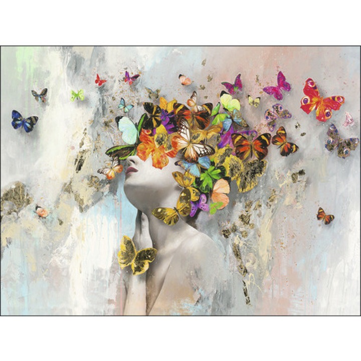Tablou Canvas Butterflies 84x116 Cm