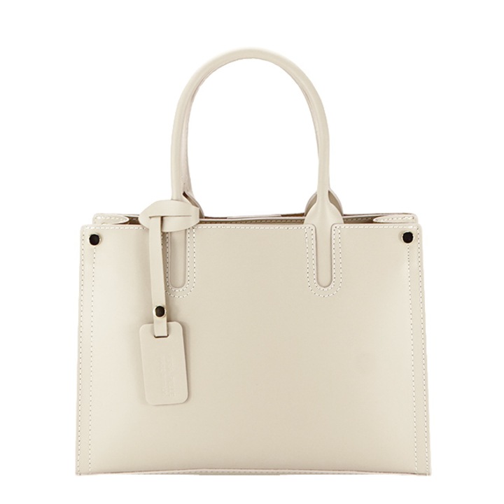 Valódi bőr táska 8969 122 Bézs, Bézs, 23x32x12.5