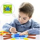 Puzzle de tip tangram, Montessori, 69 piese
