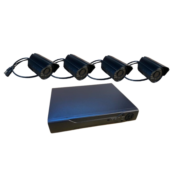 Camera si reflector, Pentru exterior, 1920x1080P, 2x2500-300lm, 5000K, 25W, Bidirectionala