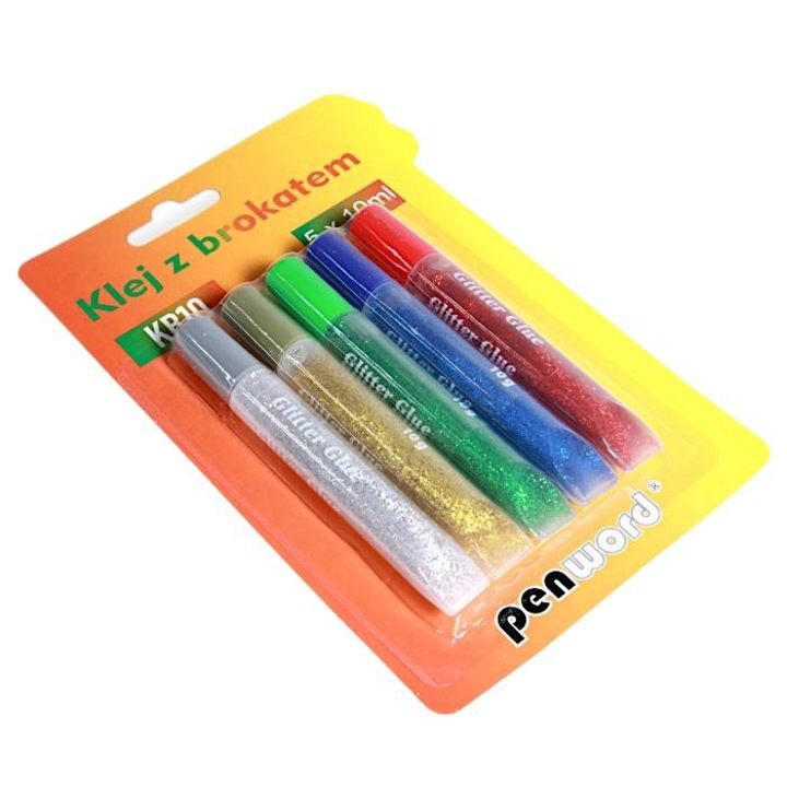 Iskolai csillámkészlet, Penword, 10 ml, Multicolor