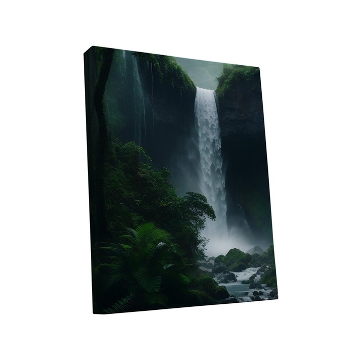 Tablou canvas Intelli®, Decoratiuni moderne pentru Living, Dormitor, Cascada, A1215, 150x100 cm