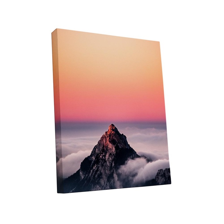 Tablou canvas Intelli®, Decoratiuni moderne pentru Living, Dormitor, Munte, A1224, 130x90 cm