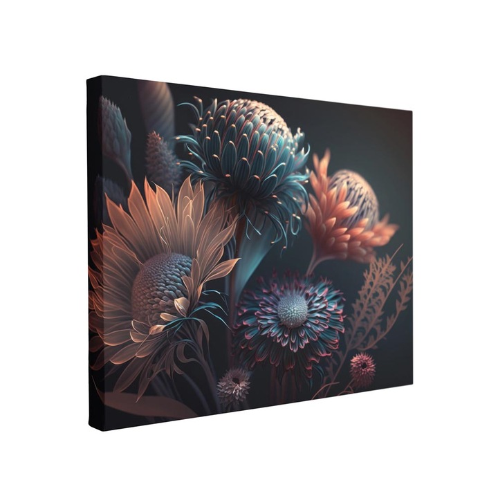 Tablou canvas Intelli®, Decoratiuni moderne pentru Living, Dormitor, Flori, F1372, 30x40 cm