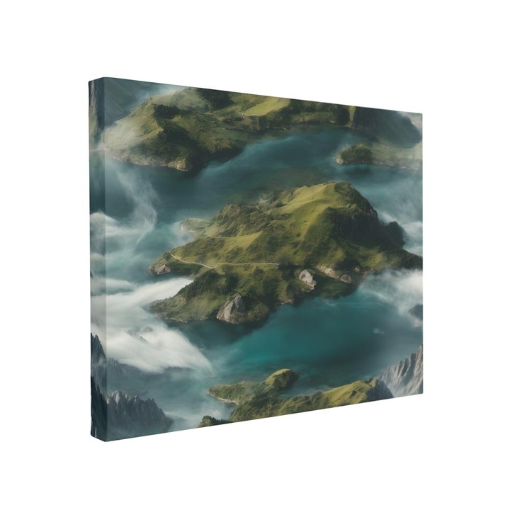 Tablou canvas Intelli®, Decoratiuni moderne pentru Living, Dormitor, Munti, F1444, 90x120 cm