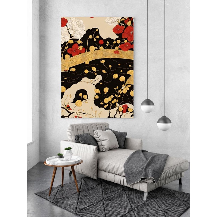 Tablou canvas Intelli®, Decoratiuni moderne pentru Living, Dormitor, Flori, A1269, 70x45 cm